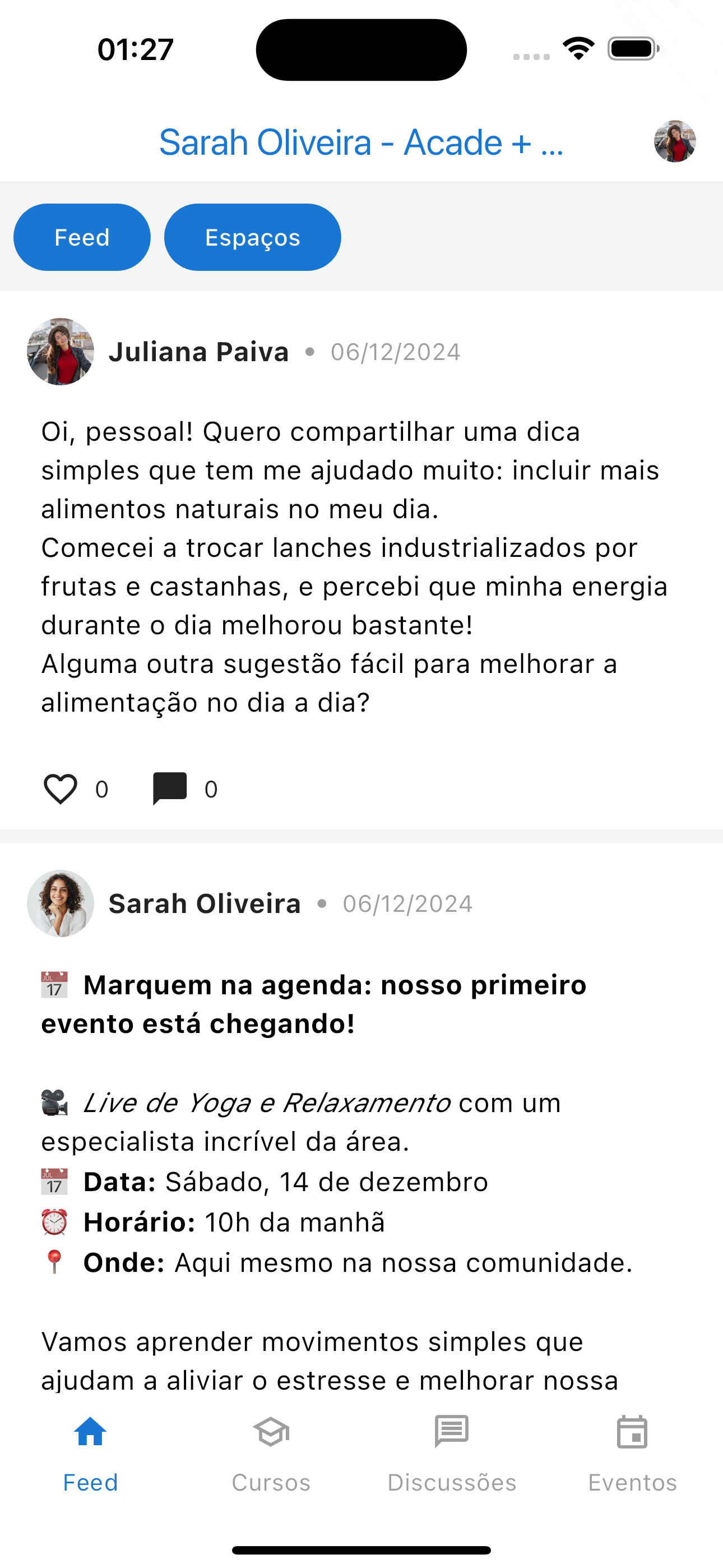 Mockup do Aplicativo
